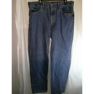 Levi's 550 Relaxed Fit Jeans Classic Blue Denim Pants Mens‎ W38 L34